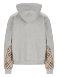 Burberry check-detail hoodie