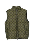 Iceberg check-print quilted gilet
