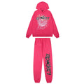Sp5der Pink Spiderweb Graphic Matching Set